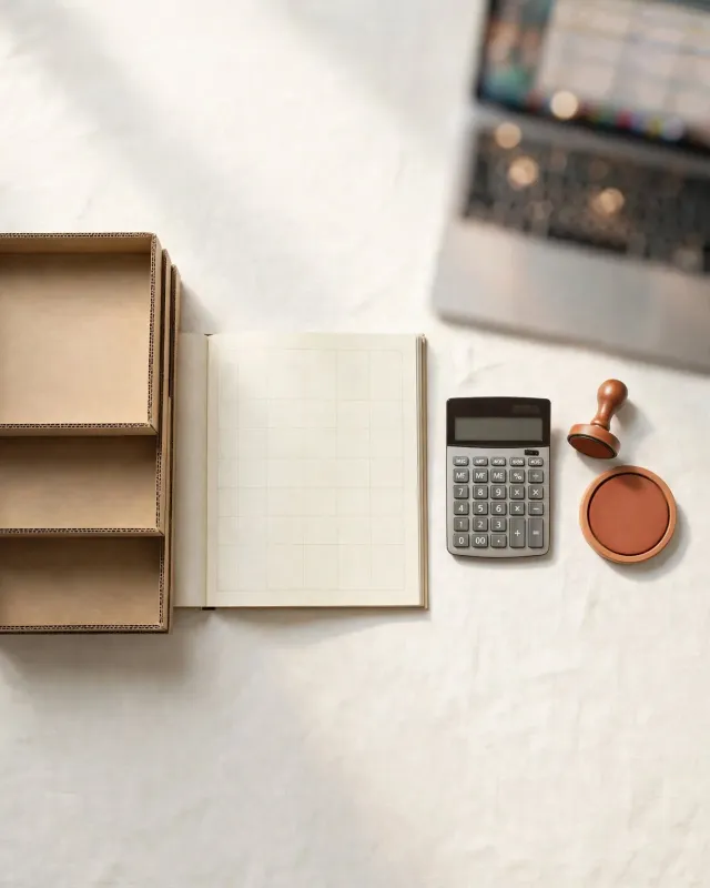 ERP reconcile approve post workflow desk with ledger calculator and audit stamp